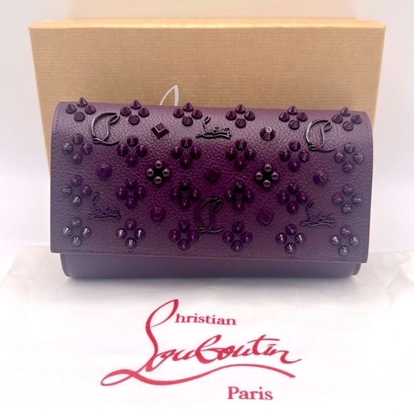 Christian Louboutin Handbags - Christian 🔥Louboutin Dark Purple cross body bag
With dust bag COA included